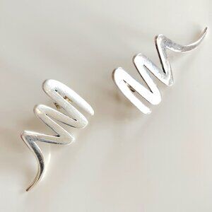 Mexico Sterling Siver Pierced Earrings